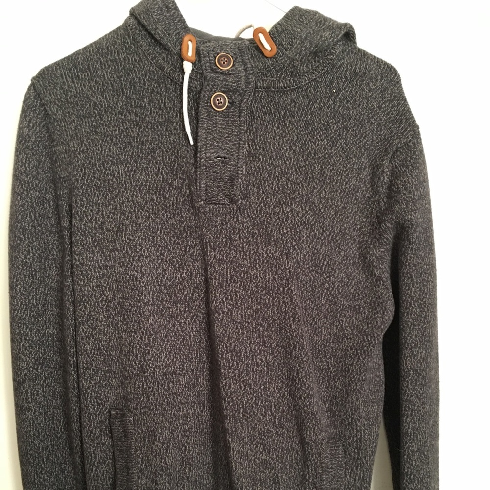 H&M Buttom Up Hoodie “Grey”